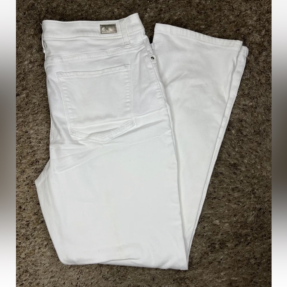 Women’s Jeans Size 16 Lee Platinum Label Classic Fit Straight Leg White